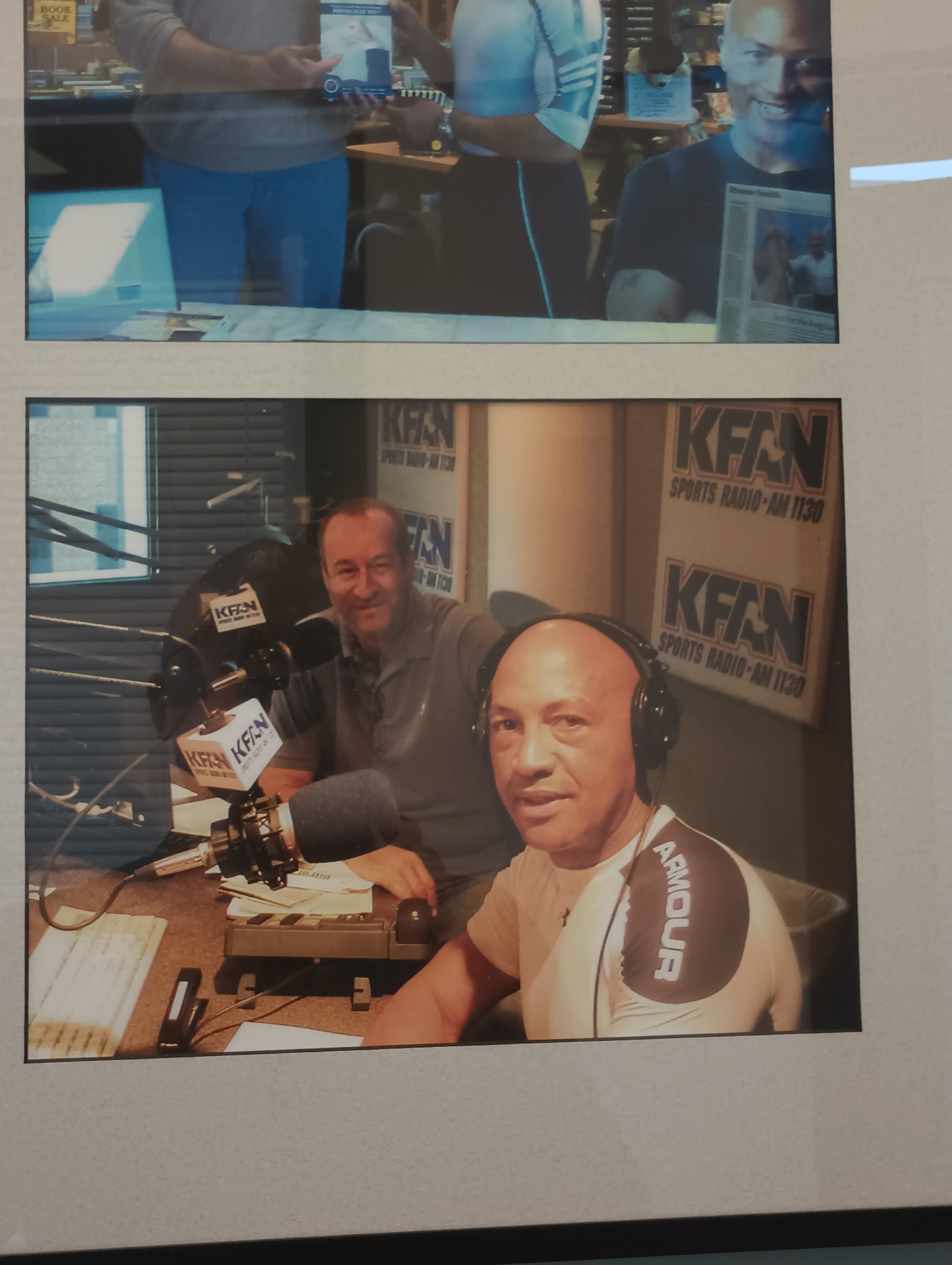 Ronald Henderson in the KFAN Sports Radio AM 1130 studio