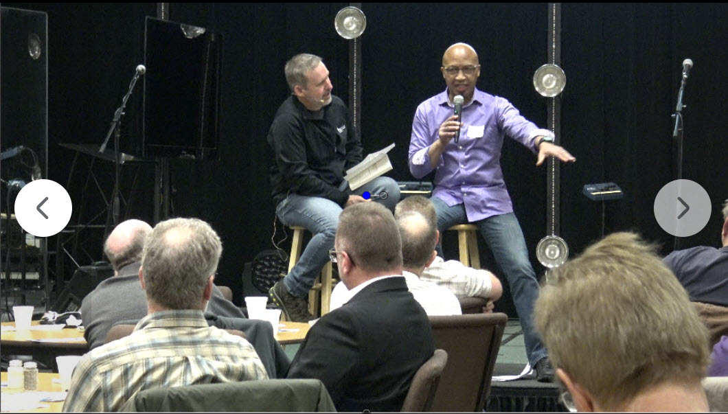Ronald Henderson leading a corporate conversation